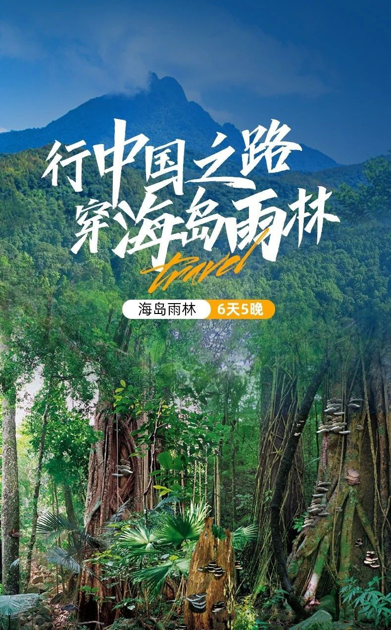 【海南自驾】2024年5月14日-19日 行中国之路·穿海岛雨林自驾游招募